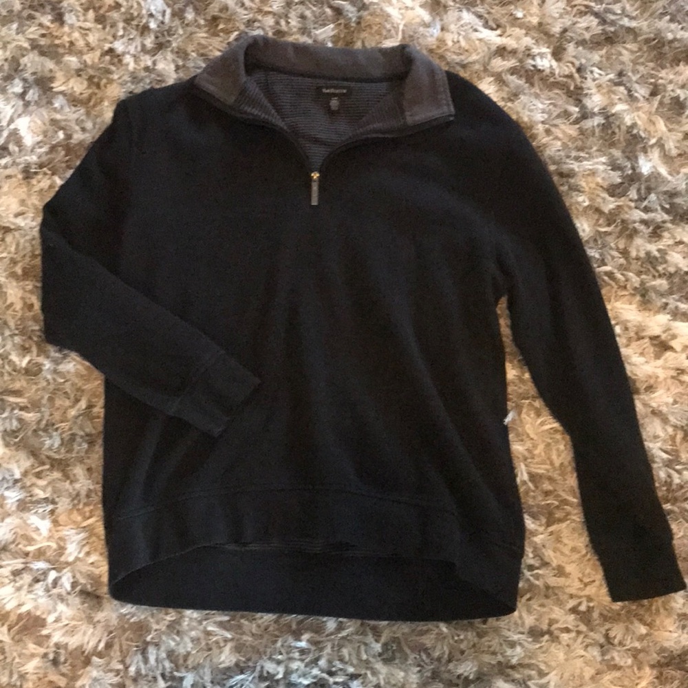 Mens Pullover Sweater Black Large